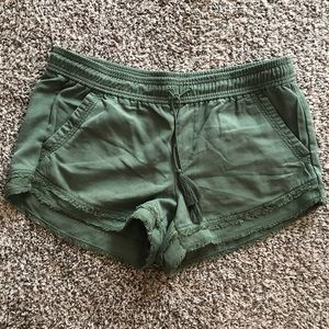 Loft pull on draw string shorts